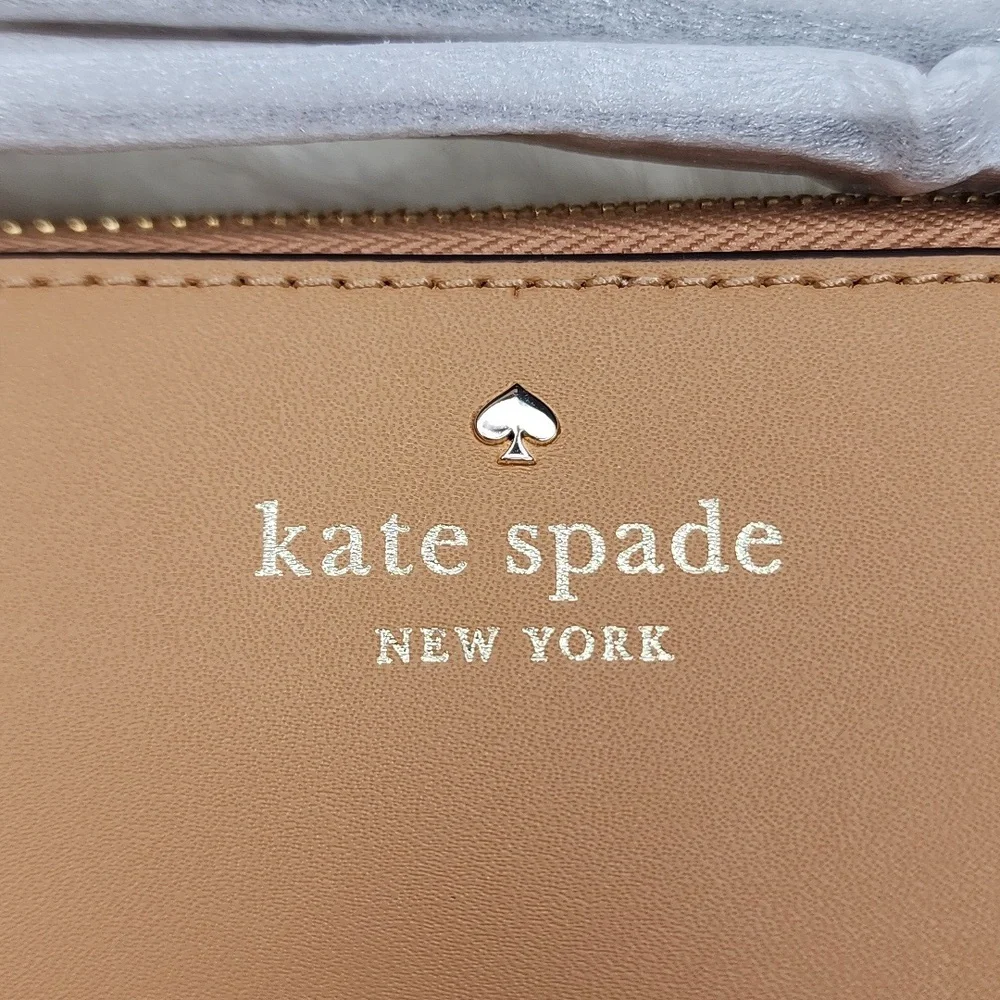 Kate Spade Ivy Street Amy Crossbody Bag Purse Tiramisu Mousse